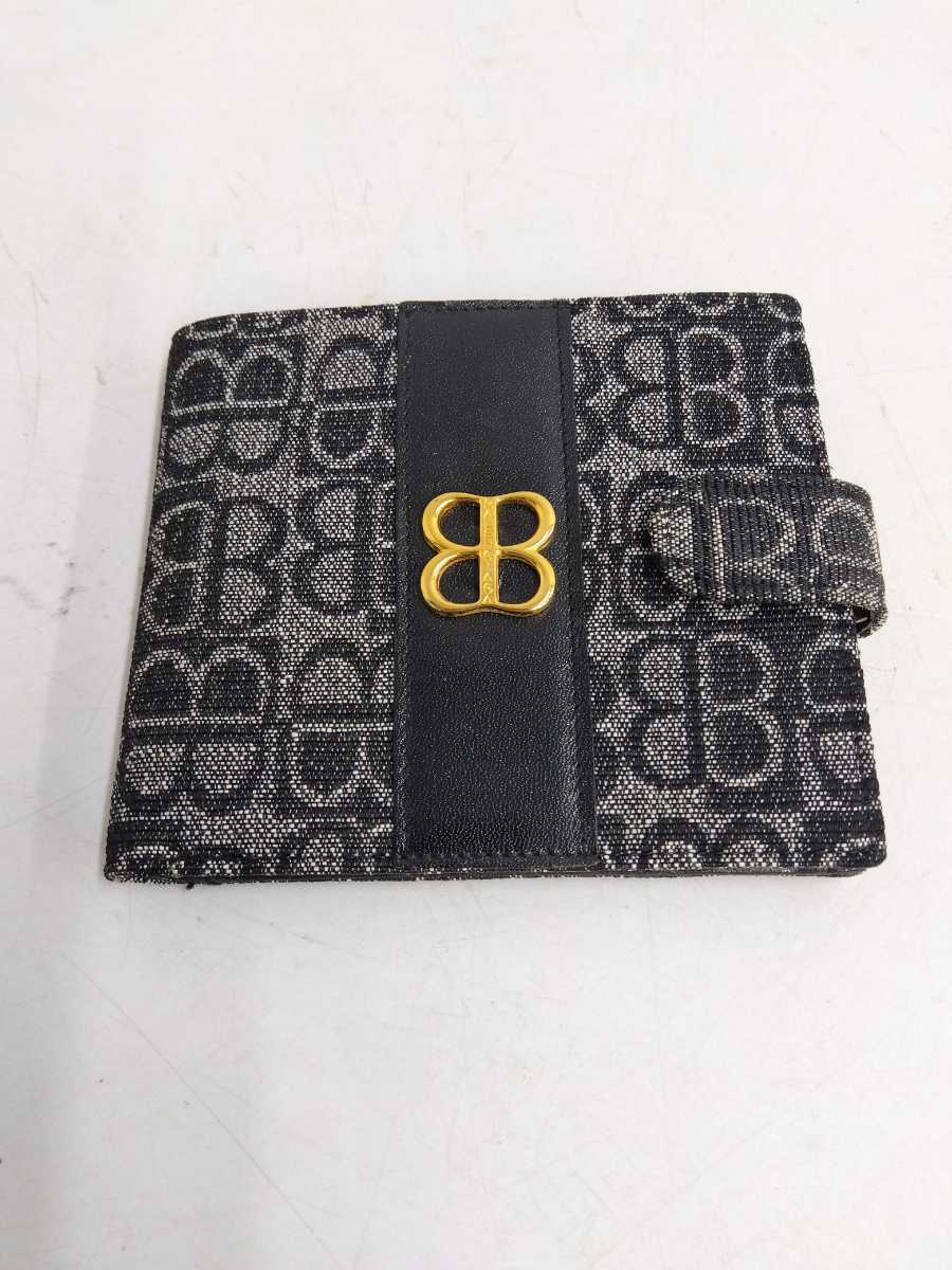 BALENCIAGA バレンシアガ 財布 BBモノグラム柄 イタリア製
