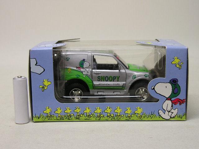 ■MITSUBISHI パジェロ PEANUTS スヌーピー FLYNG ACE ミニカー 三菱 ピーナッツ_画像2