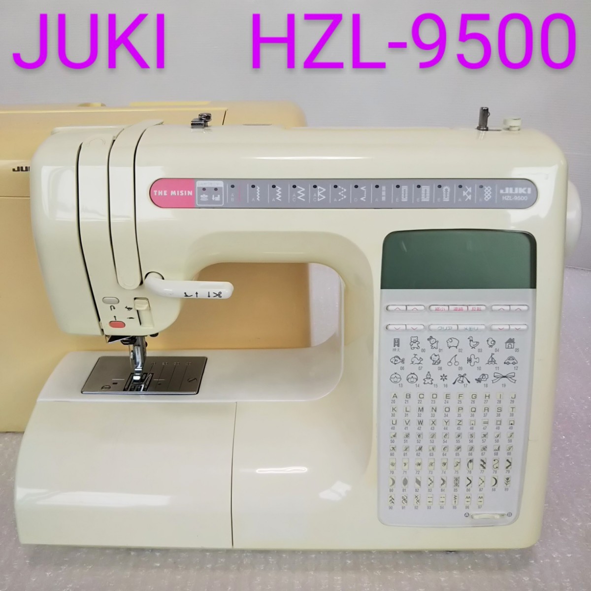 JUKI コンピューターミシン HZL-9500 THE MISIN 難あり動作品 JUKI コンピューターミシン HZL-9500 THE MISIN 難あり動作品