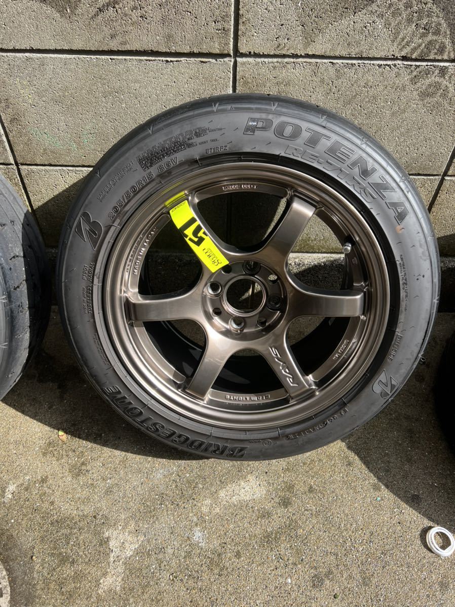 rays レイズ グラムライツ 57dr mdr57 15インチ 8j +28 pcd100 4穴 ...
