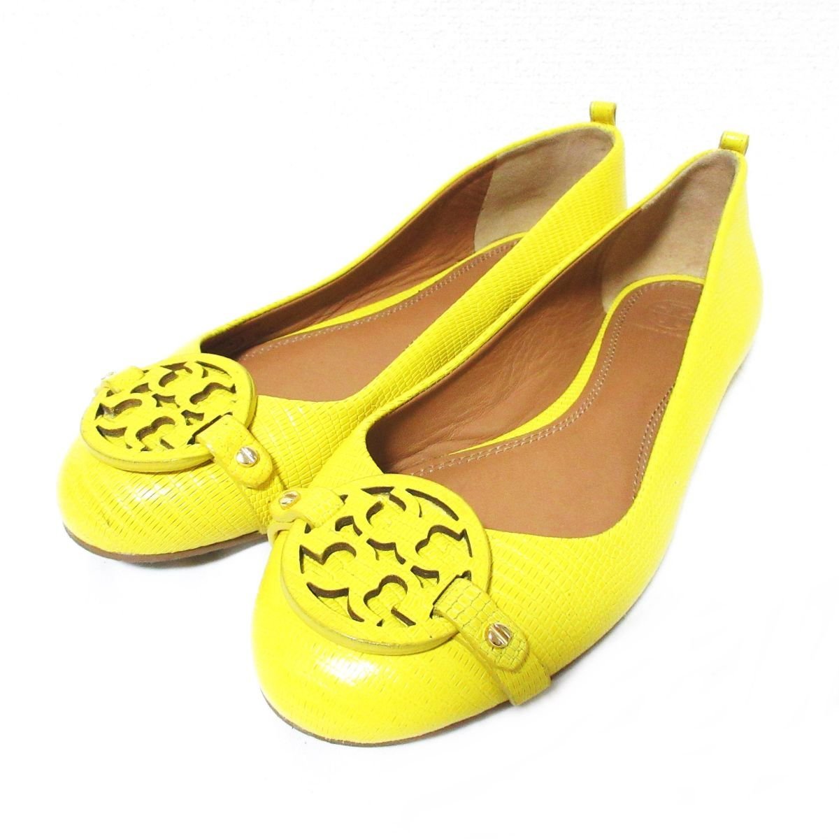 ヤフオク! - 美品 TORY BURCH トリーバーチ 型押しレザー バ...