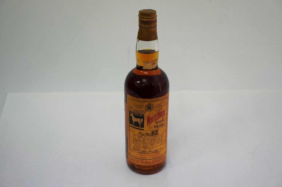 S10-2 未開栓 WHITE HORSE ホワイトホース ティンキャップ 760ml 旧