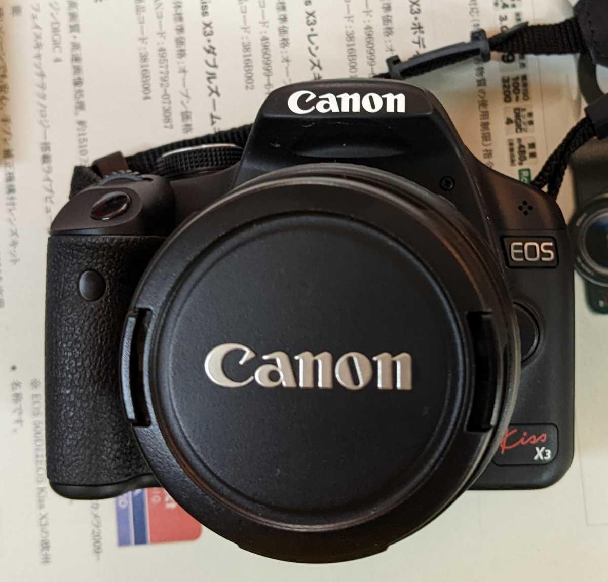 Canon EOS kiss キャノン キッス X3 DOUBLE ZOOM KIT ダブルズーム