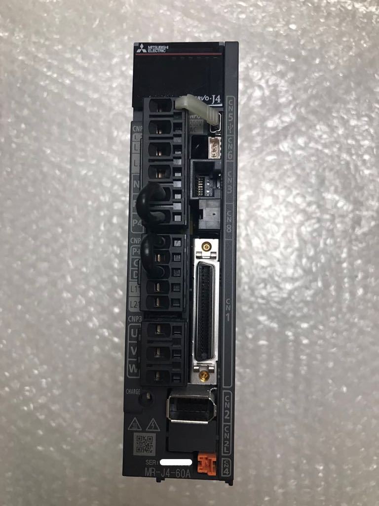 三菱電機 MITSUBISHI サーボアンプMR-J4-60A動作保証 2018年製