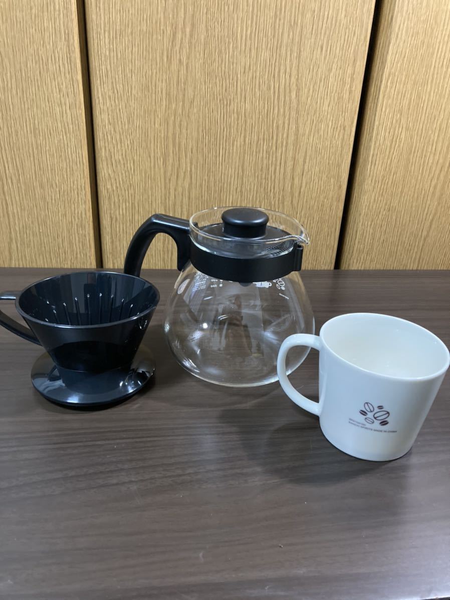 ▼ どうぶつの森≪コーヒーサーバー　1個　ドリッパー　1個　マグカップ　1個≫きっさハトの巣　コーヒーサーバーセット_画像2