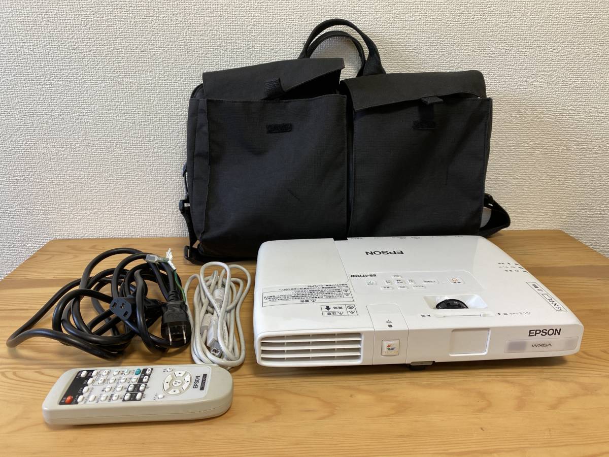 EPSON エプソン 液晶 プロジェクター EB-1770W 102201 H362D 3000lm