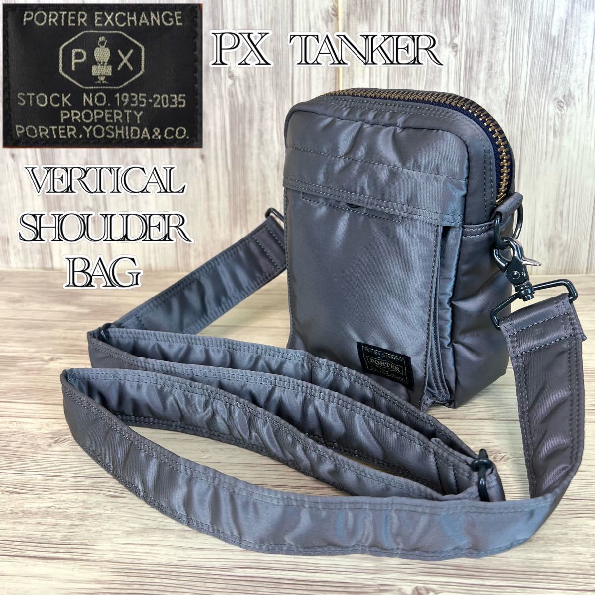 限定】PORTER PX TANKER ポーター PXタンカー バーティカル ショルダー 