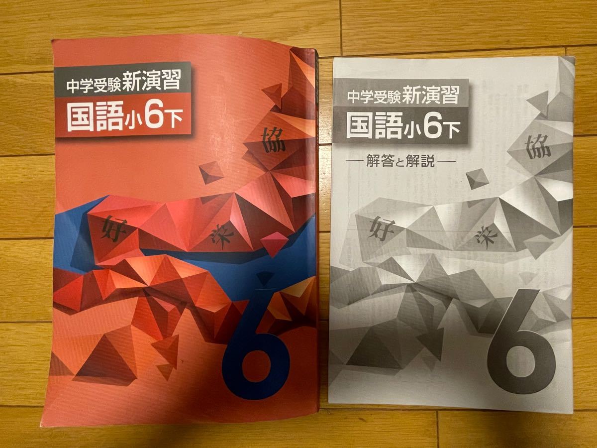 2022年度】 中学受験 新演習 国語 小6 下|Yahoo!フリマ(旧 2022年度】 中学受験 新演習 国語 小6 下|Yahoo!フリマ(旧