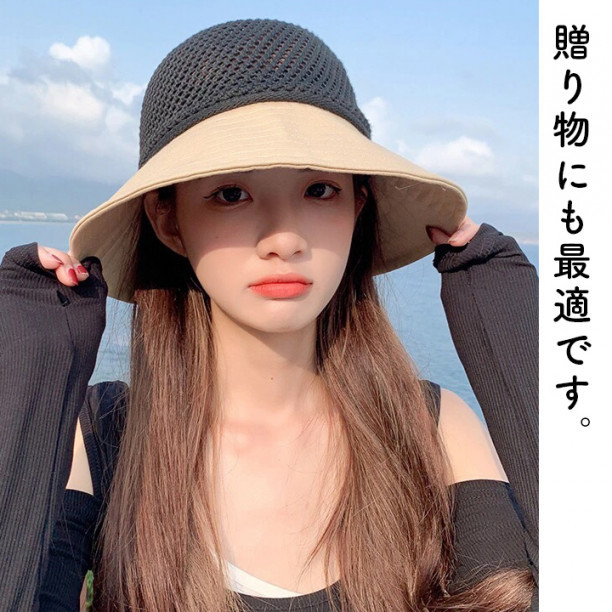 2022A/W新作送料無料 麦わら帽子 レディース ストローハット UVカット