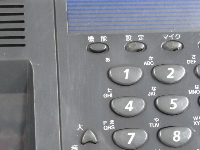 ▲Ω XB1 10103♪ 保証有 NTT GX-(18)BTEL-(1)(K) GX 18ボタンバス標準電話機(黒) 動作OK キレイめ・祝10000!取引突破!!_細かいキズがあります。