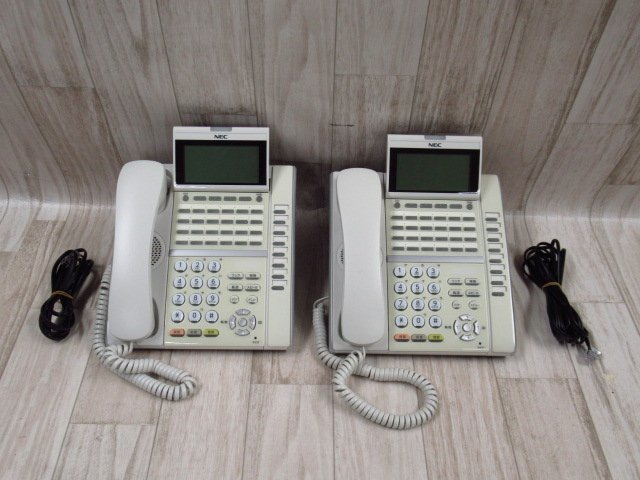 ・ZC1 16360◆ 保証有 NEC Aspire UX DTZ-32D-2D(WH) 32ボタンデジタル多機能電話機 2台セット・祝10000！取引突破！！
