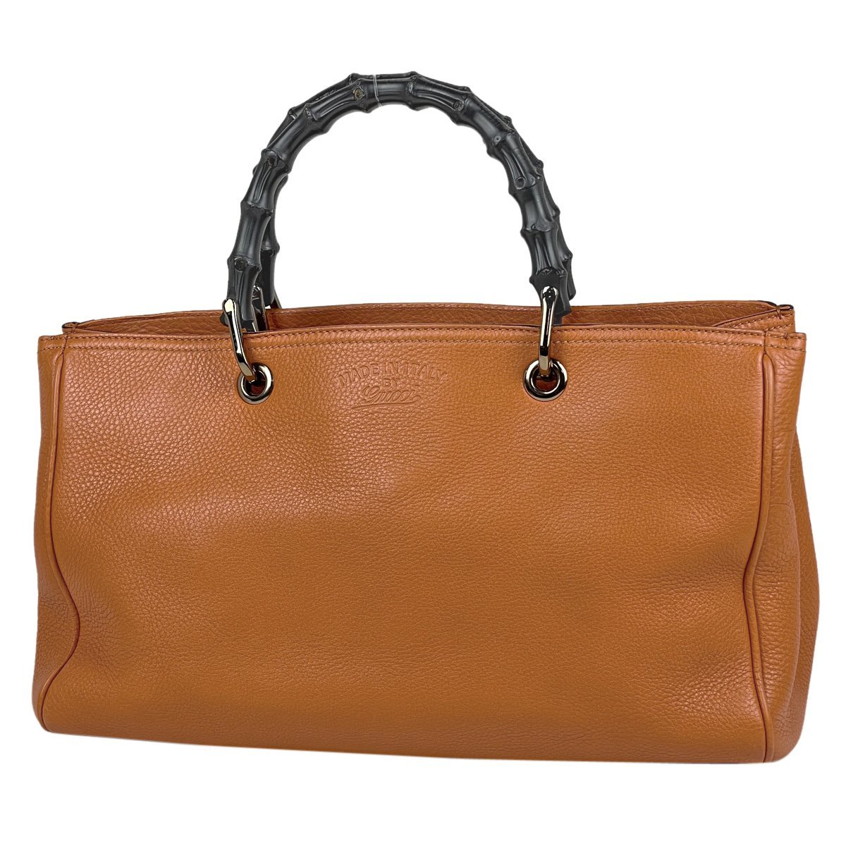 グッチ GUCCI ロゴ ハンドバッグ 2WAY バンブー ショルダーバッグ
