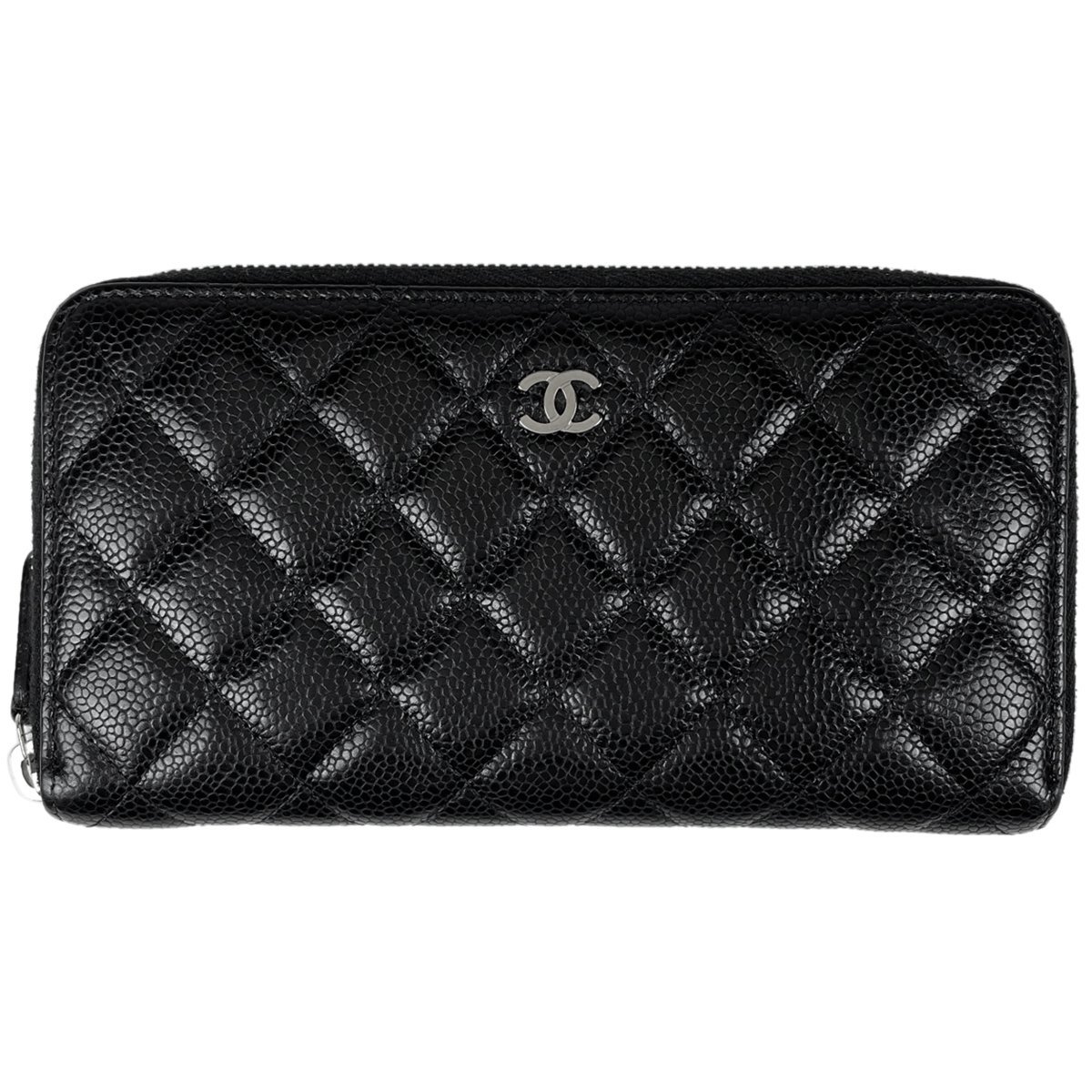 シャネル CHANEL ココマーク ラウンドファスナー 長財布 CC ラウンド