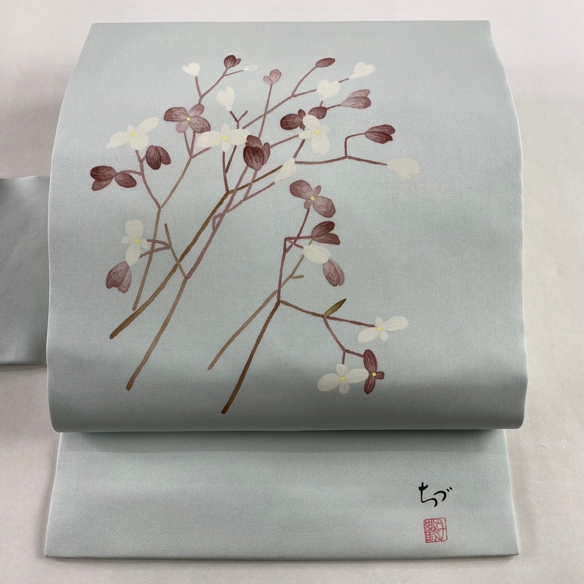 名古屋帯美品水色茶屋舟正絹☆千切屋☆(新品) | www.bauen.com.ar