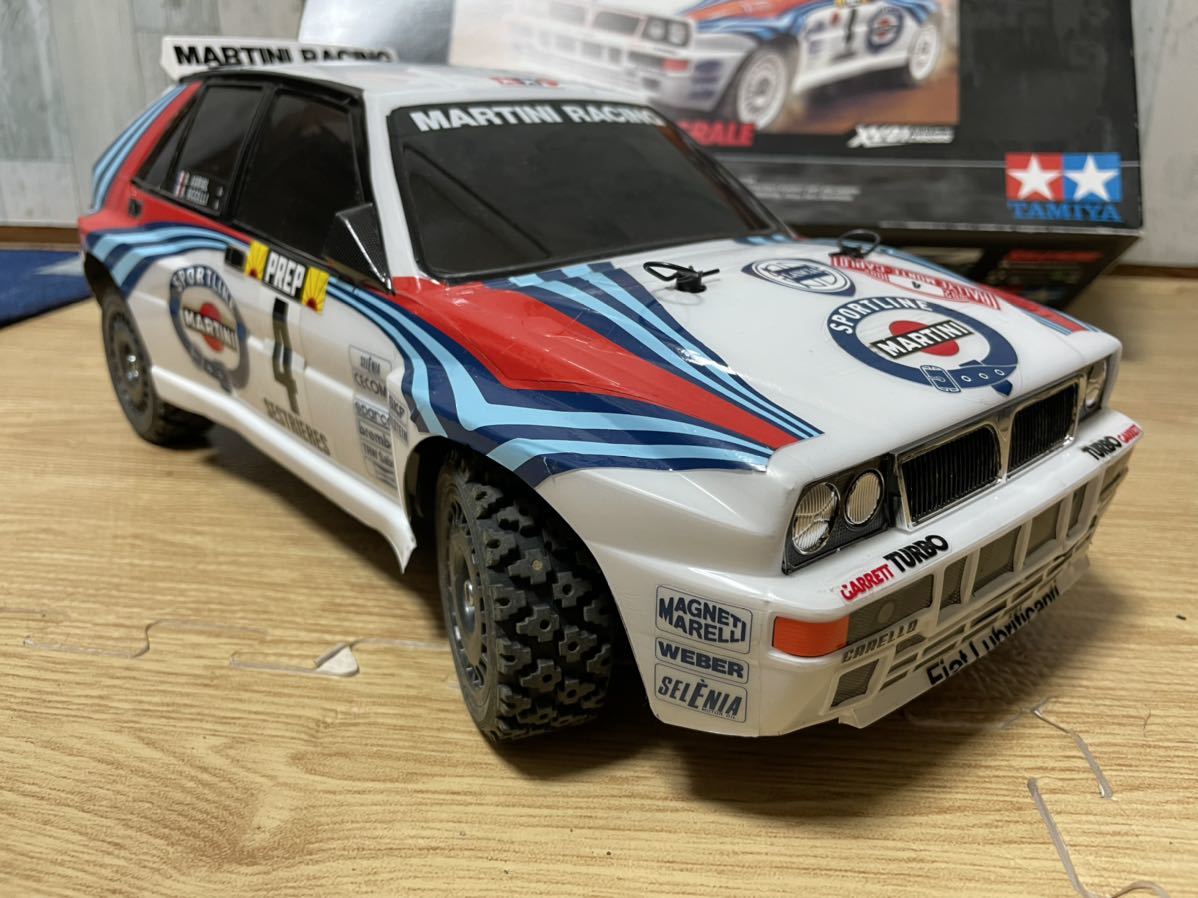 タミヤTAMIYA ランチアデルタXV-01 シャーシ ロングダンパー仕様 タミヤTAMIYA ランチアデルタXV-01 シャーシ ロングダンパー仕様