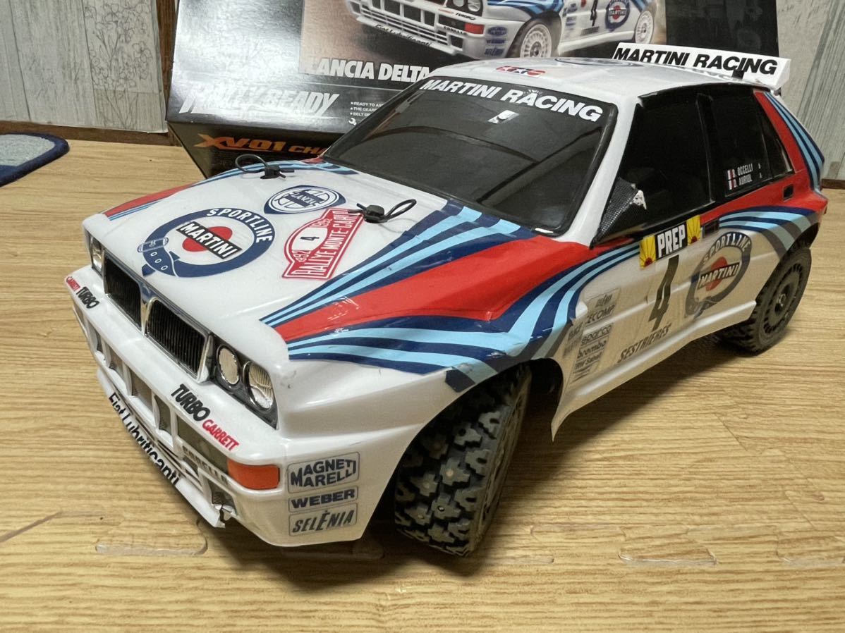 タミヤTAMIYA ランチアデルタXV-01 シャーシ ロングダンパー仕様 タミヤTAMIYA ランチアデルタXV-01 シャーシ ロングダンパー仕様