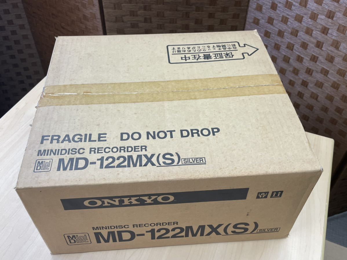 7806】ONKYO / オンキョー MD-122MX MDデッキ シルバー 未使用保管品