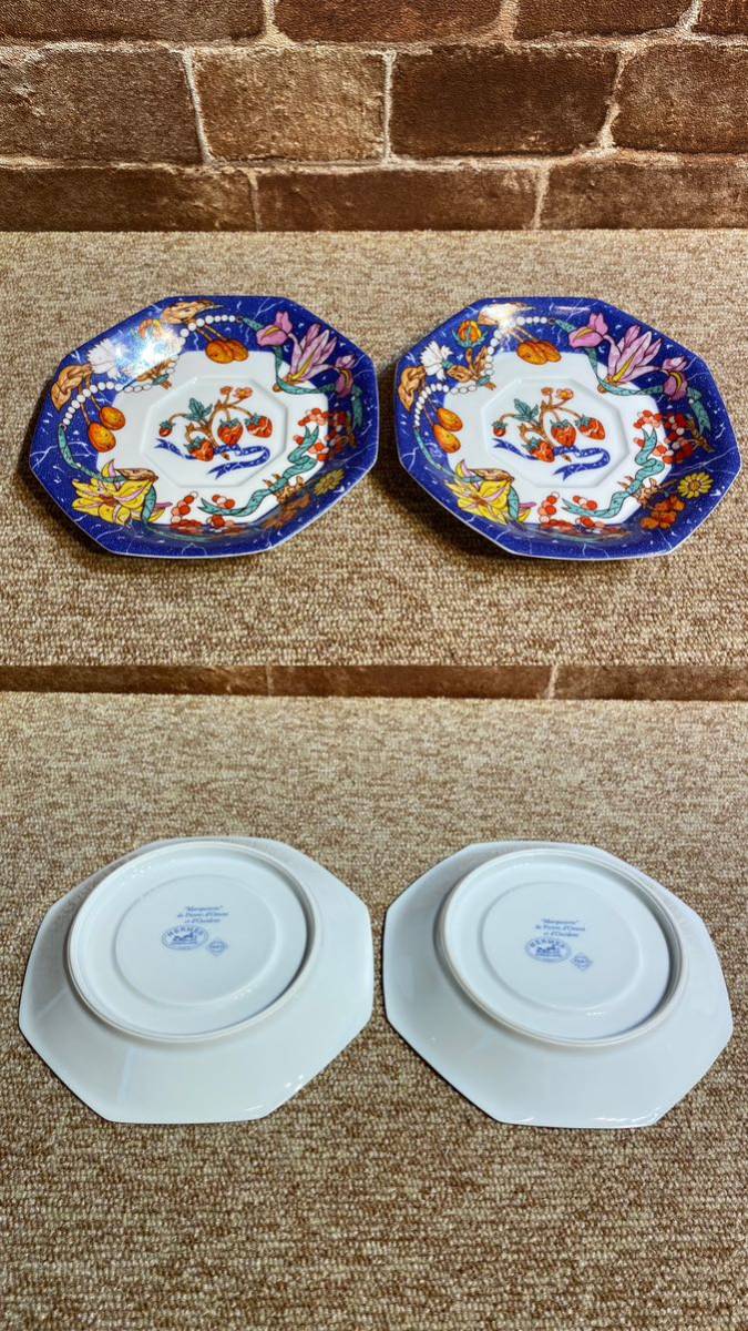 未使用】 HERMES エルメス カップ&ソーサー Marqueterie de Pierres d