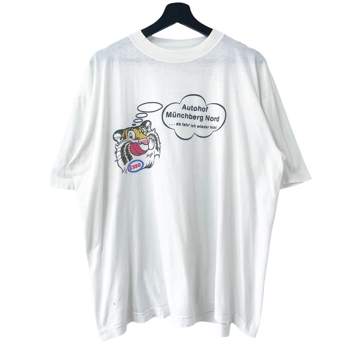 ■激レア■90s ESSO 石油 企業 アニマル Tシャツ XL XXL エッソ アート USA製 ビンテージ_画像1