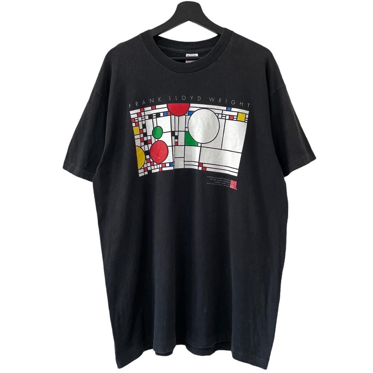WEB限定】 □激レア□90s USA製 FRANK LLOYD WRIGHT 建築家 アート T