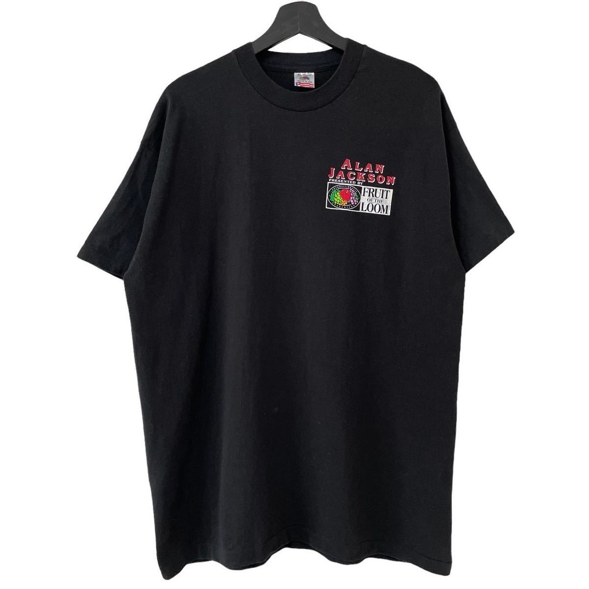 90s ヴィンテージ 企業 アメリカ製 ONEITA ボディ Tシャツ XL 黒-