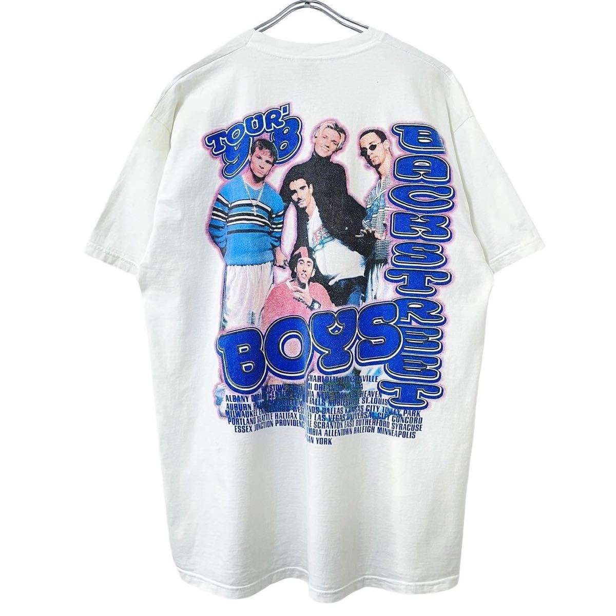 □激レア□90s BACKSTREET BOYS 98年 ツアー フォト Tシャツ L バック