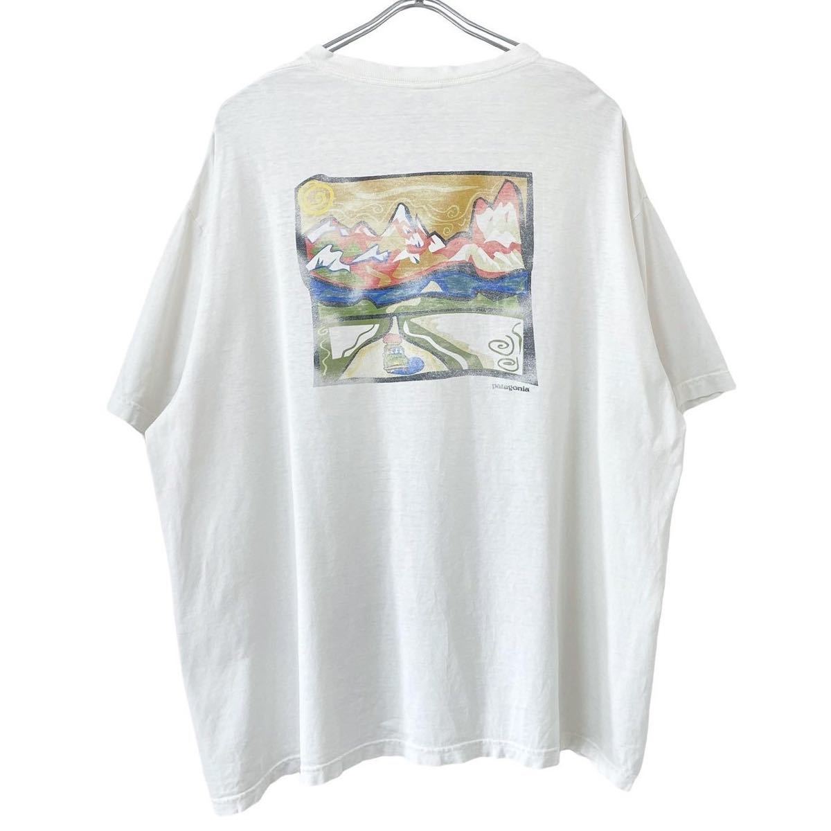 高評価なギフト Tシャツ アート PATAGONIA USA製 □激レア□90s XL