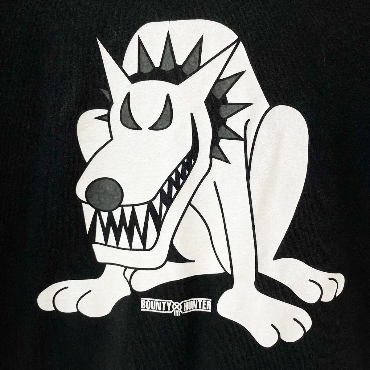 ■激レア 初期■90s 00s BOUNTY HUNTER 犬 Tシャツ M バウンティーハンター 裏原 USA製 ビンテージ_画像2