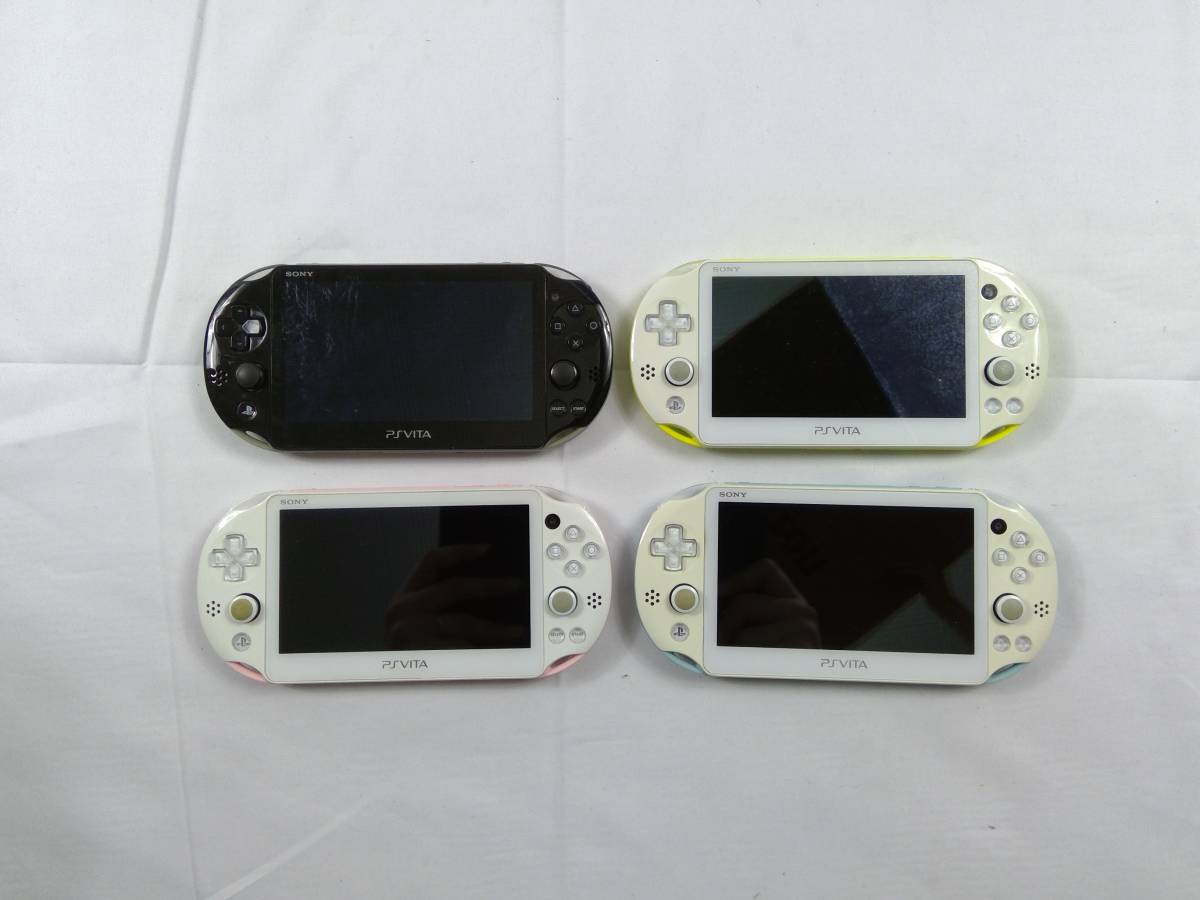 ○○1円 ジャンク 動作品 PCH-2000 4台 まとめ SONY ソニー PS Vita