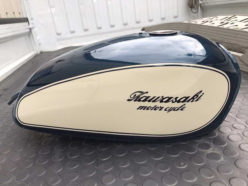 カワサキ 250TR 純正タンクカスタムペイント エストレアにも! コック