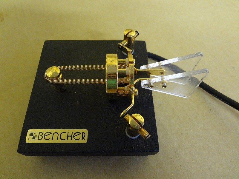 アマチュア無線機器／BenCHeR ベンチャー パドル／電鍵モールス信号