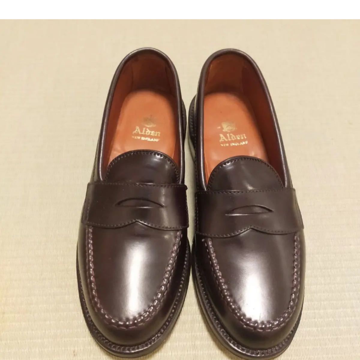 取寄商品 Alden オールデン 986 バーガンディコードバン ローファー