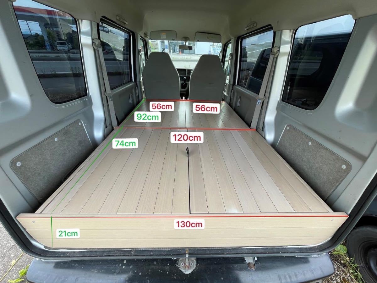 車中泊 車旅ベッドキット 自作スズキ エブリイ軽バンDA64V DA17V 車中泊 車旅ベッドキット 自作スズキ エブリイ軽バンDA64V DA17V