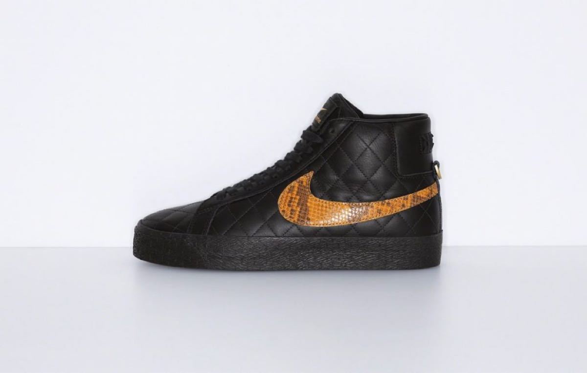 Supreme Nike SB Blazer Mid Black シュプリーム ナイキ ブレーザー ミッド ブラック US6