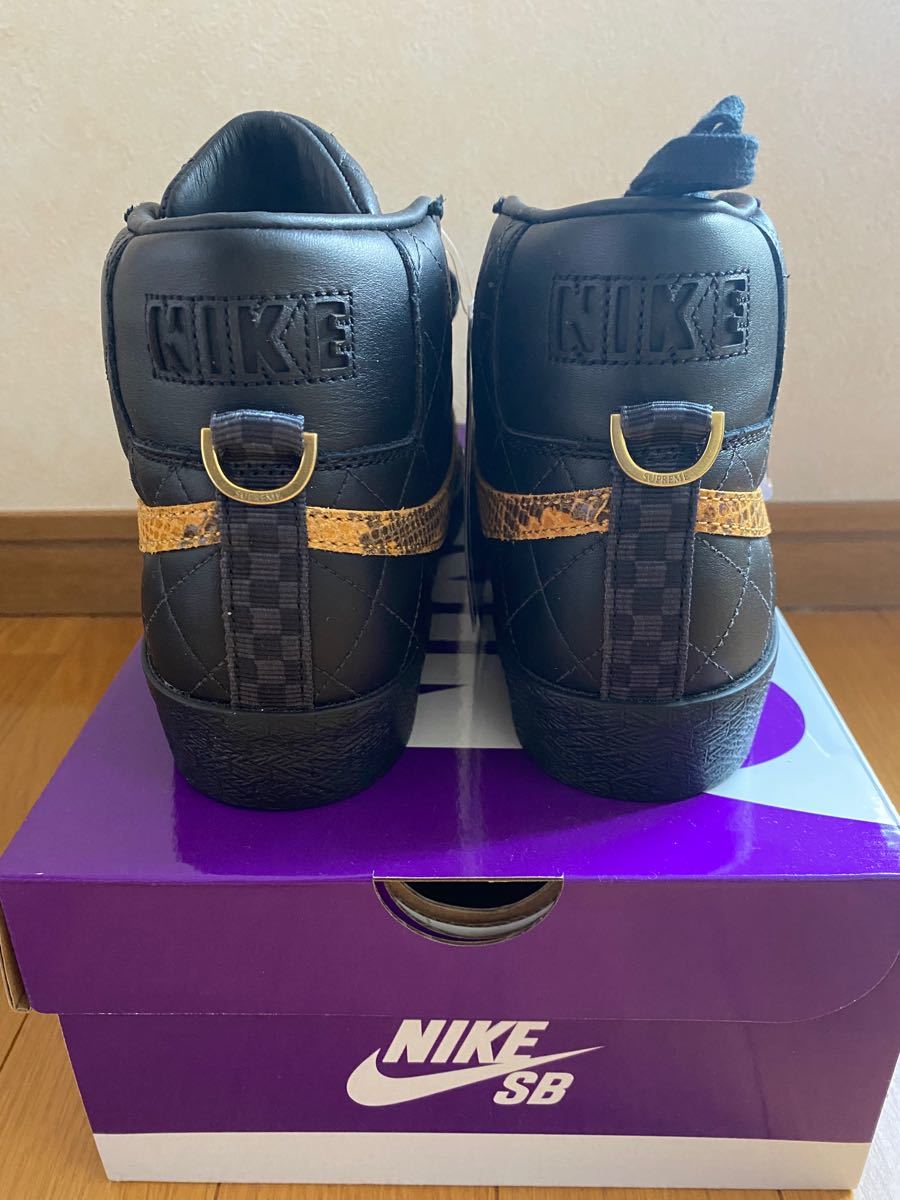 Supreme Nike SB Blazer Mid Black シュプリーム ナイキ ブレーザー ミッド ブラック US6