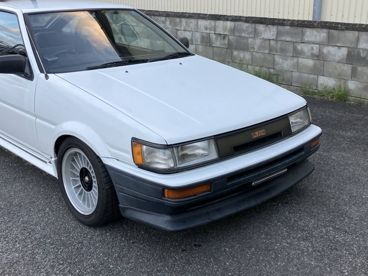 AE86 レビン 3ドア 20バルブエンジンターボ仕様 アルテッツァ6速ミッション 走行距離8万キロ台 フル内装 書類あり ハチロク 頭文字D AE111_画像5