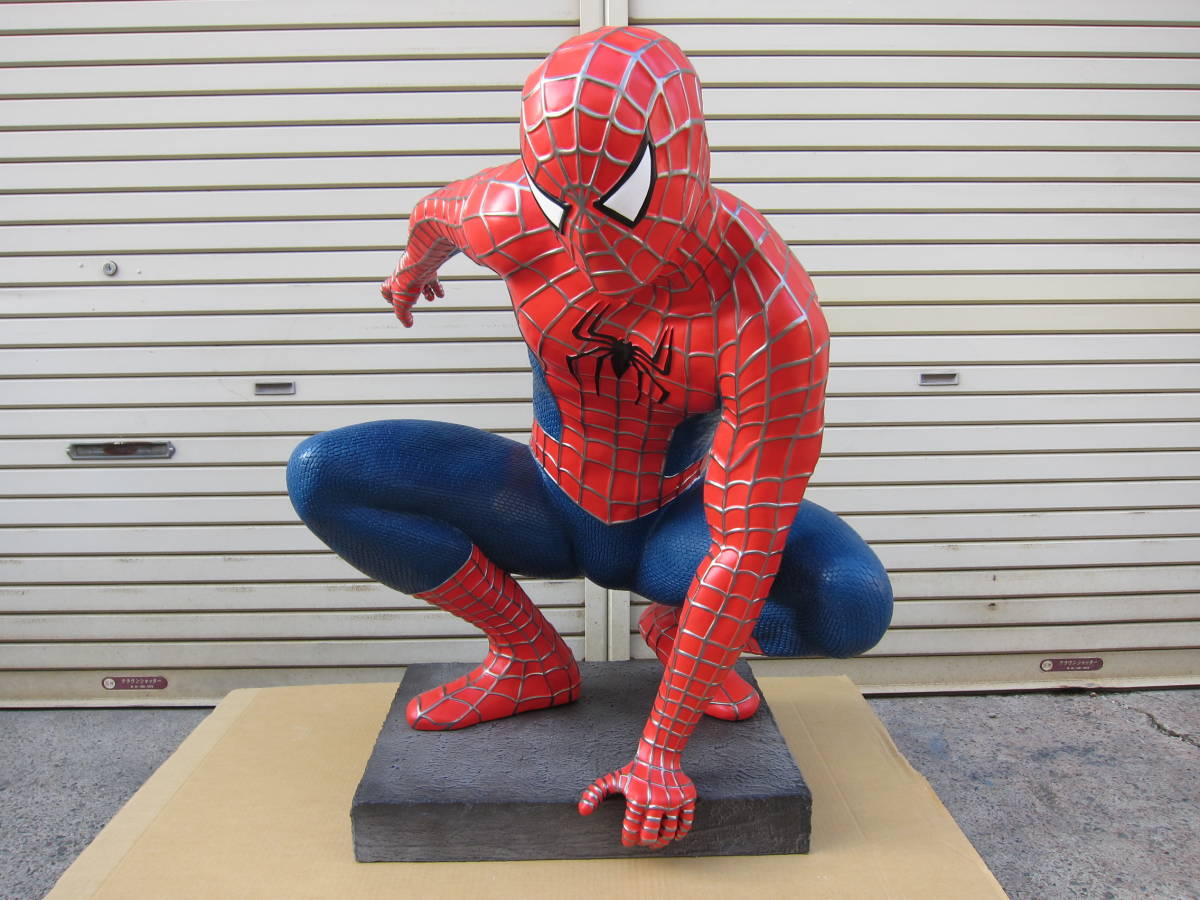Yahoo!オークション - 激レア 等身大スパイダーマン フィギュア Yahoo!オークション - 激レア 等身大スパイダーマン フィギュア