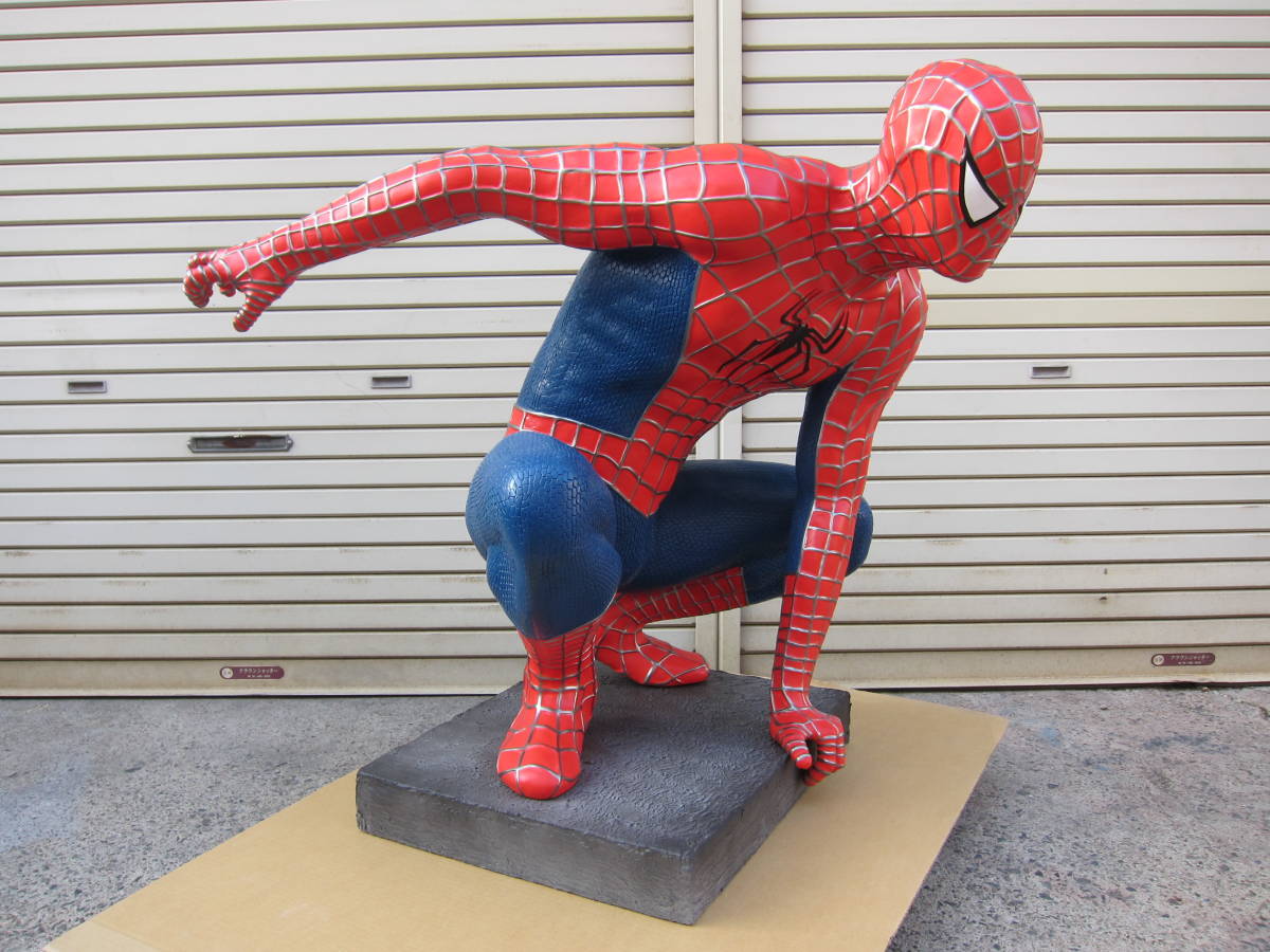 Yahoo!オークション - 激レア 等身大スパイダーマン フィギュア Yahoo!オークション - 激レア 等身大スパイダーマン フィギュア