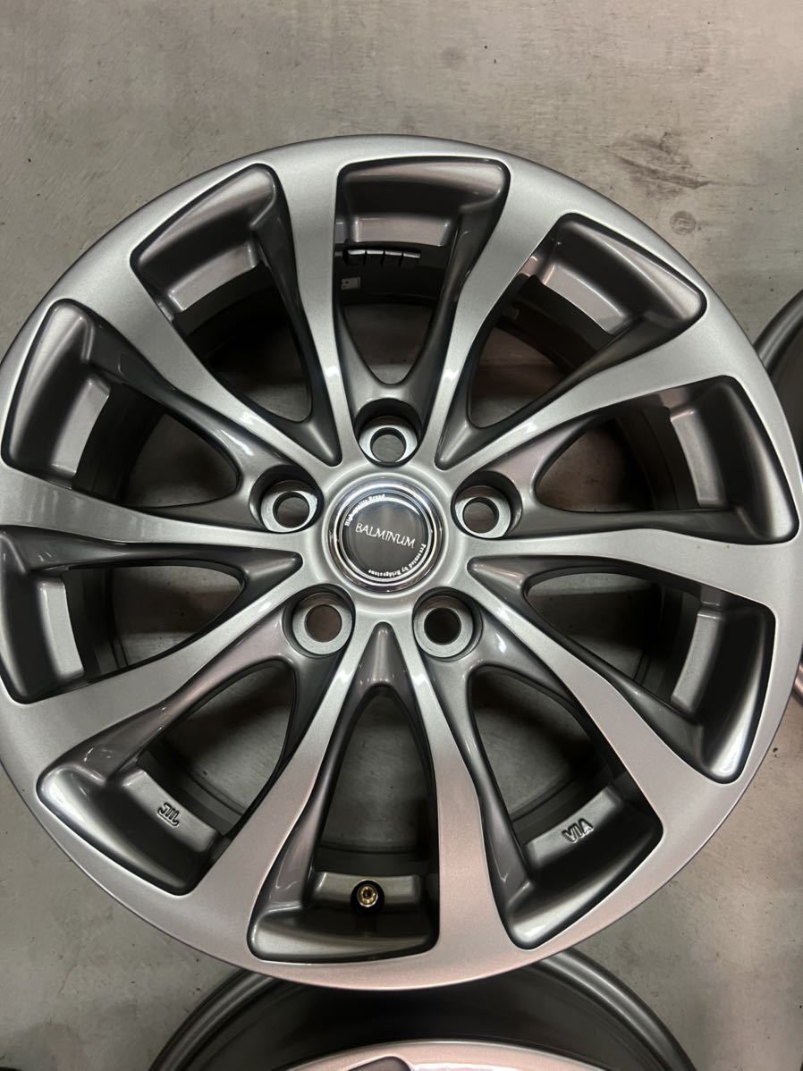 美品 BRIDGESTONE バルミナ 16インチアルミホイール 4本-