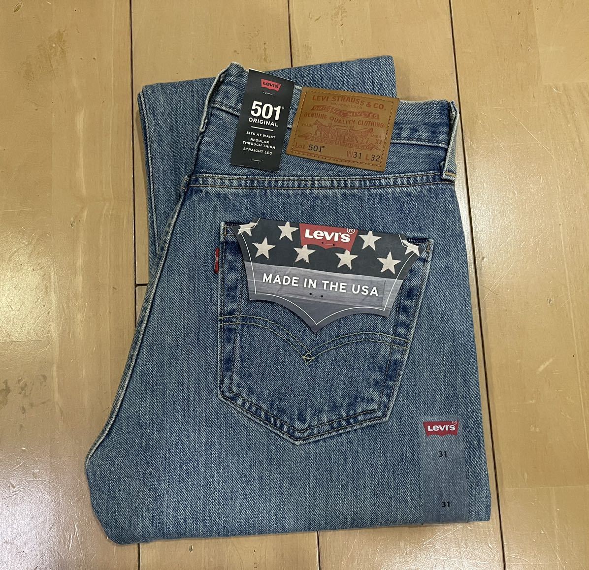 楽天 Levi's リーバイス 501 MADE IN THE USA W31 L34 00501-2454 未