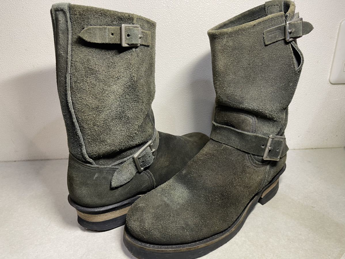 REDWING レッドウイング 8274 BEAMS別注 ブラックスウェードエンジニアブーツ PT99 US9 USED USA製_画像1