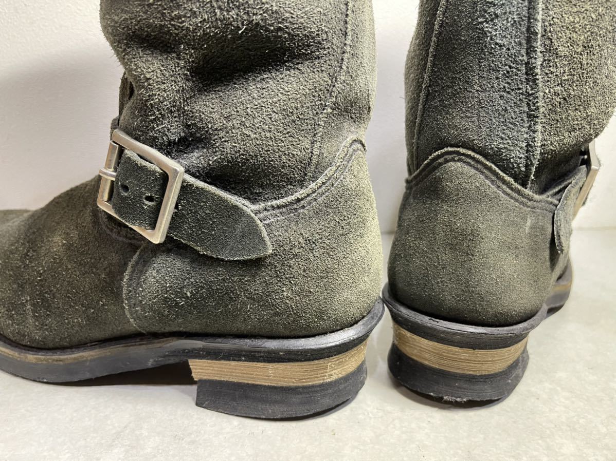 REDWING レッドウイング 8274 BEAMS別注 ブラックスウェードエンジニアブーツ PT99 US9 USED USA製_画像4