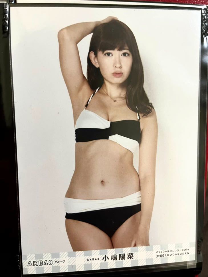 小嶋陽菜 2016 AKB48 カレンダー 生写真 水着_画像1