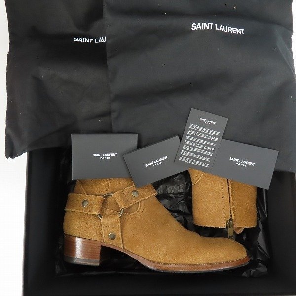 お買い得の通販 サンローラン LAURENT 【新品】SAINT ハーネス BOOTS ブーツ ブーツ