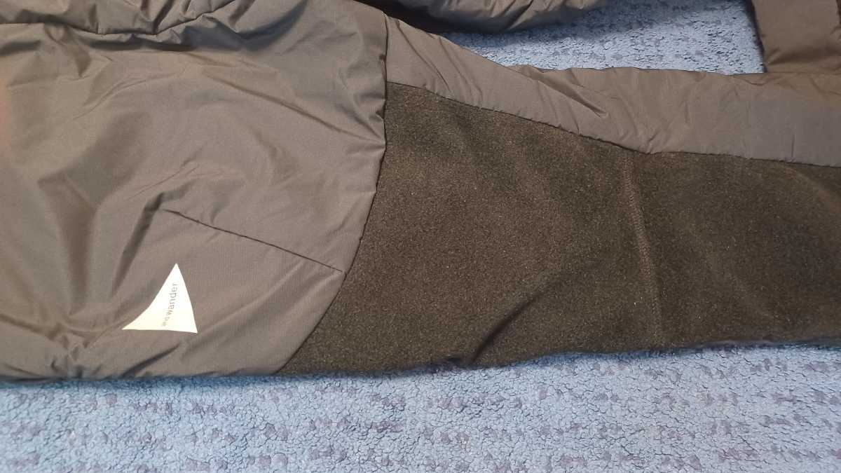 and wander アンドワンダー top fleece pants トップフリースパンツ