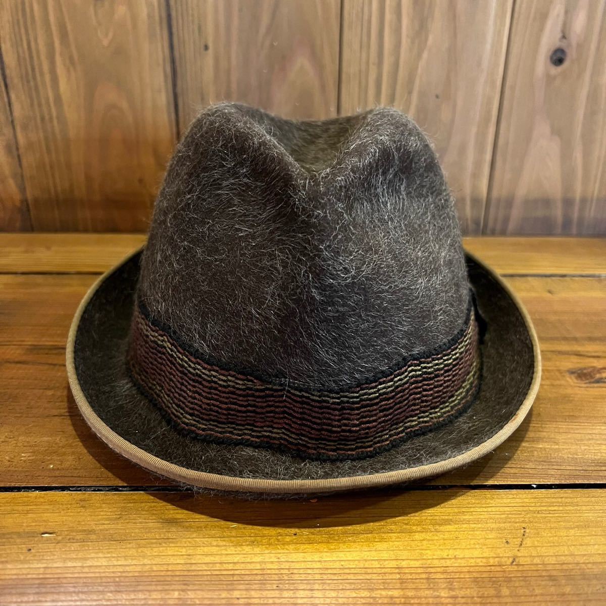 STETSON vintage 推定40-50年代 中折れハット-