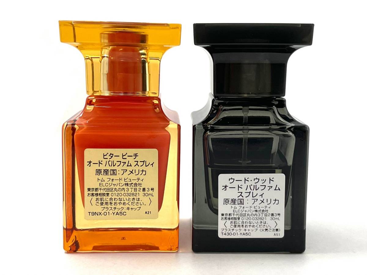 5) TOM FORD/トムフォード 香水 2点おまとめ ビターピーチ ウード 【冬バーゲン★特別送料無料!】 トムフォード ビターピーチ 香水(女性用)