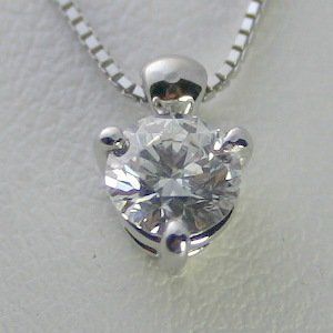 ダイヤモンド 一粒 ネックレス プラチナ 0.2カラット 鑑定書付 0.23ct D VS2 EXカット GIA 通販_画像1