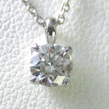 ビッグ割引 ダイヤモンド ネックレス 一粒 本物 プラチナ 0.3カラット