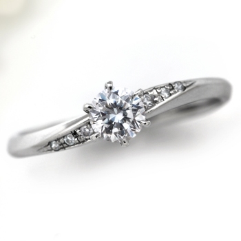 婚約指輪 安い プラチナ ダイヤモンド リング 0.4カラット 鑑定書付 0.40ctup Gカラー SIクラス 3EXカット H&C CGL_画像1